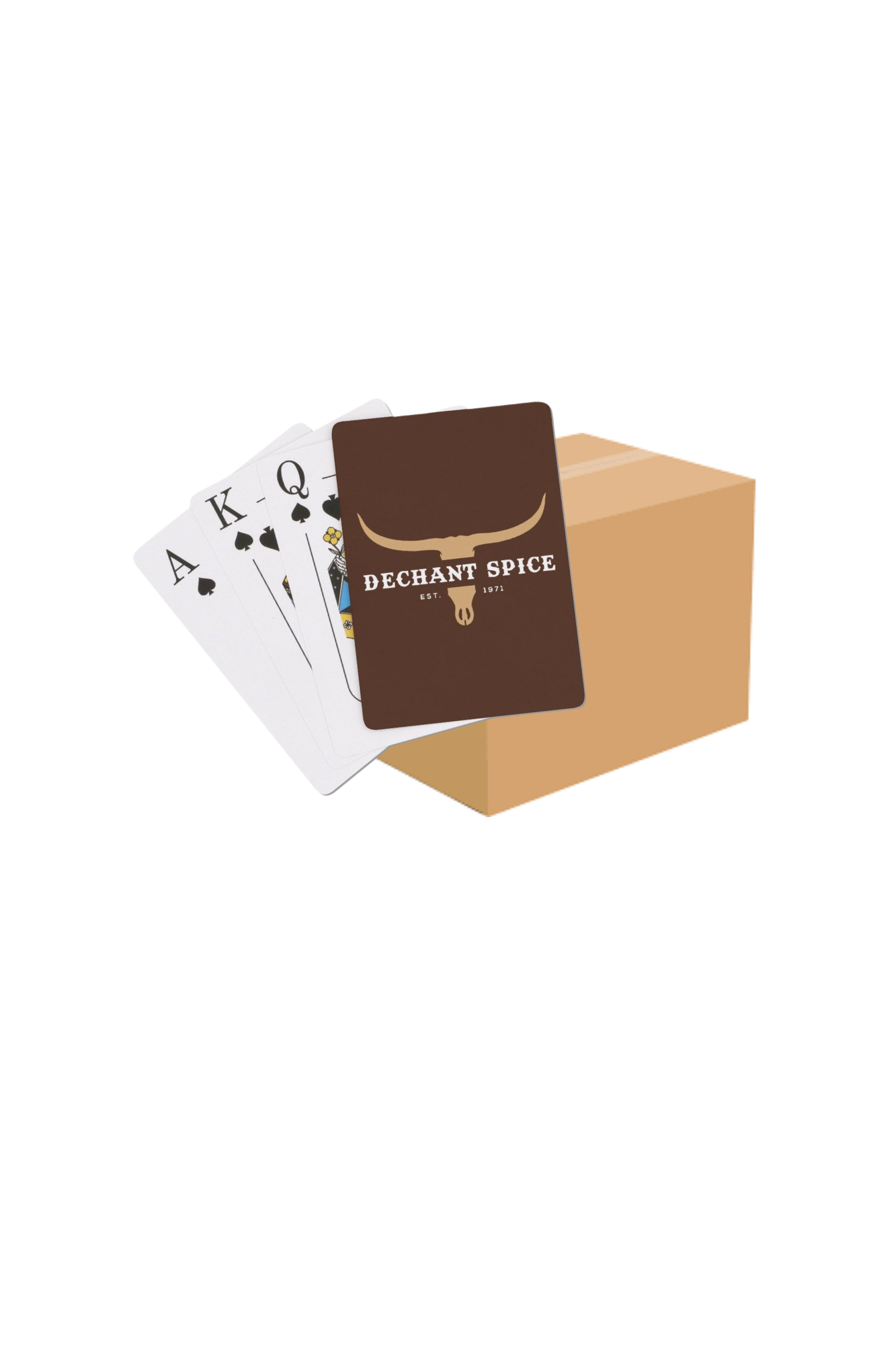 WS - Playing Cards - Case of 12 (Brown)